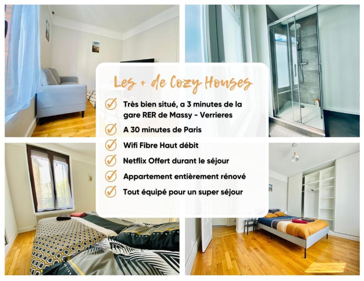 Cozy Appart'3 - Centre Ville & Proche Gare - Cozy Houses Massy (Essonne) Exterior foto